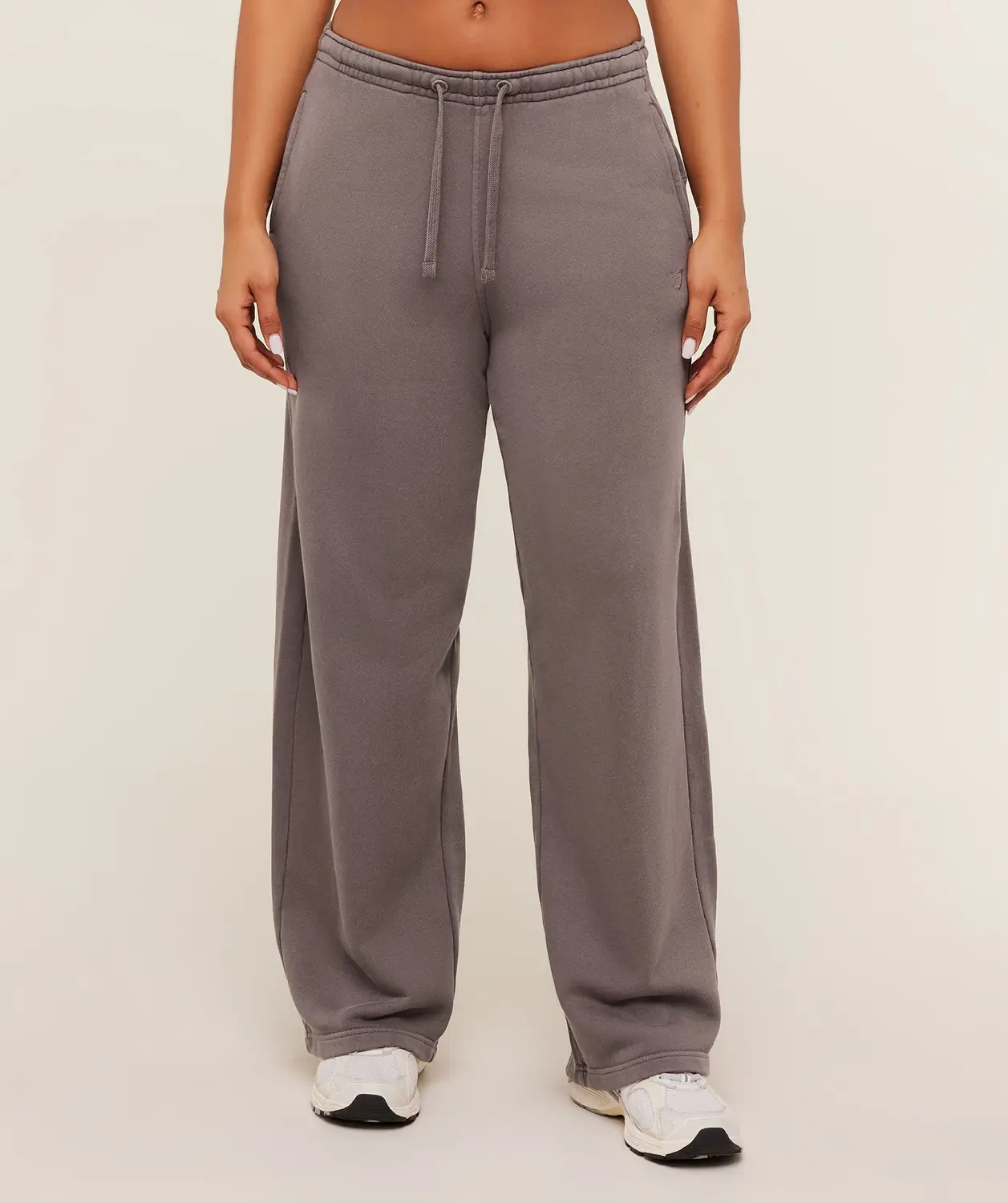Pump Straight Leg Pants Oversized Fit
