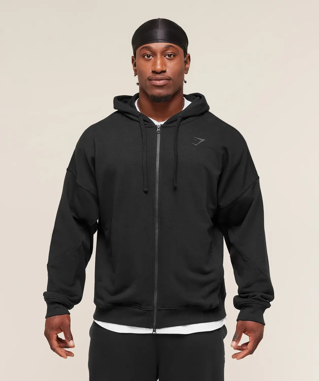 Power Zip Up Hoodie Oversized Fit - Image 3
