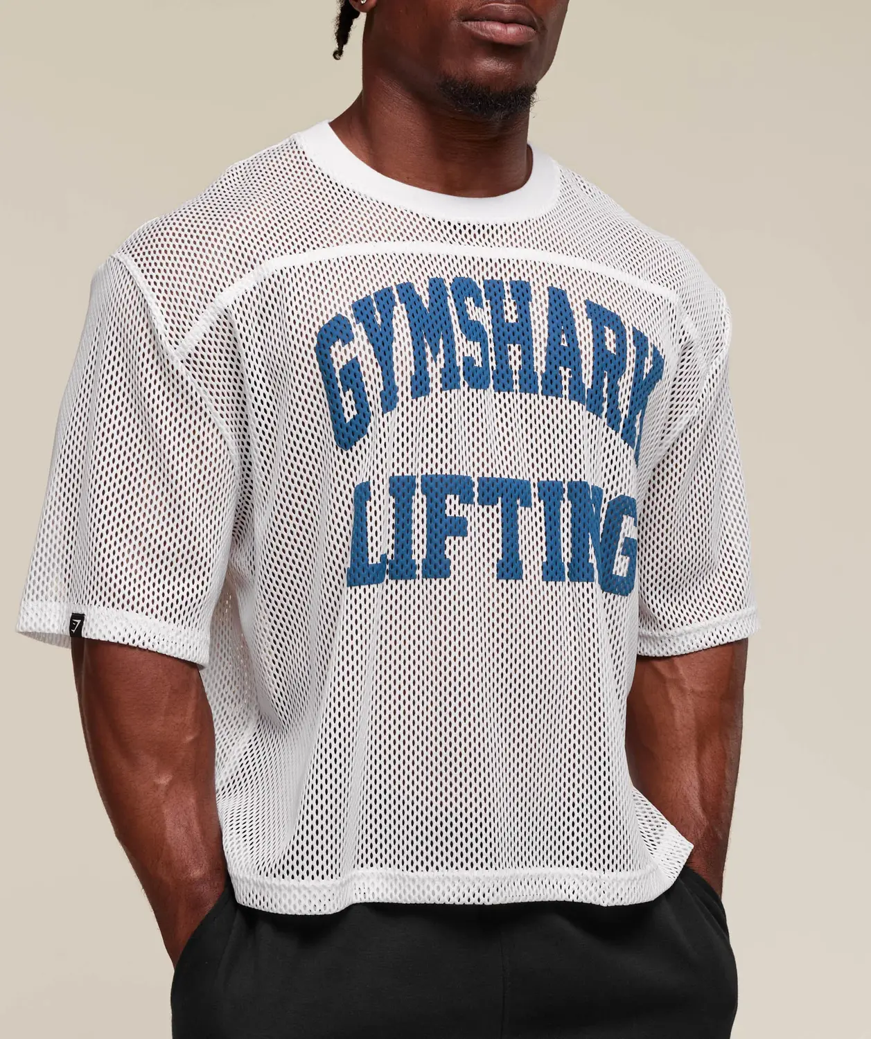 Mesh Oversized T-Shirt Oversized Fit - Image 4