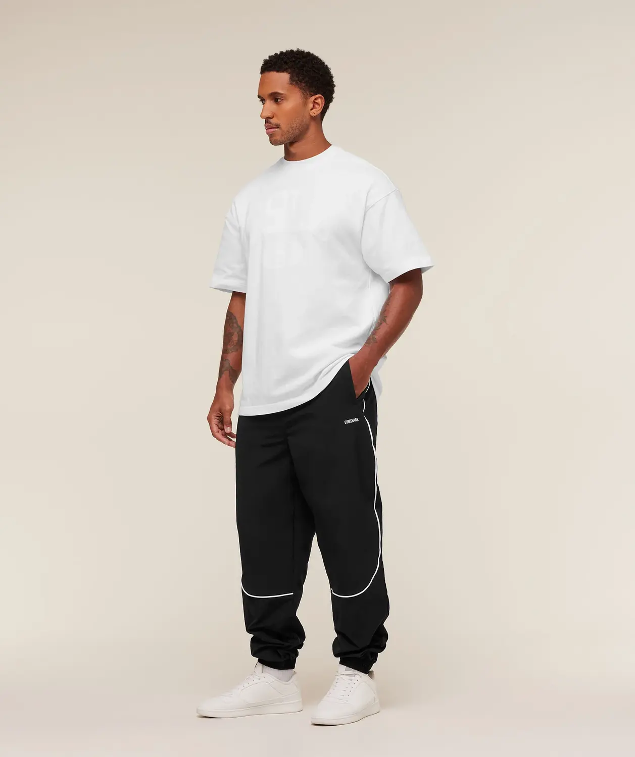 Retro Shell Track Pants Oversized Fit - Image 5