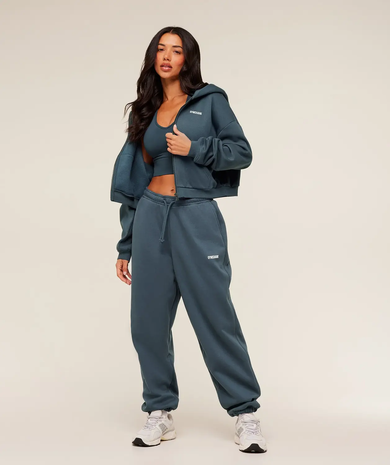 Cosy Luxe Cuffed Joggers Oversized Fit - Image 4
