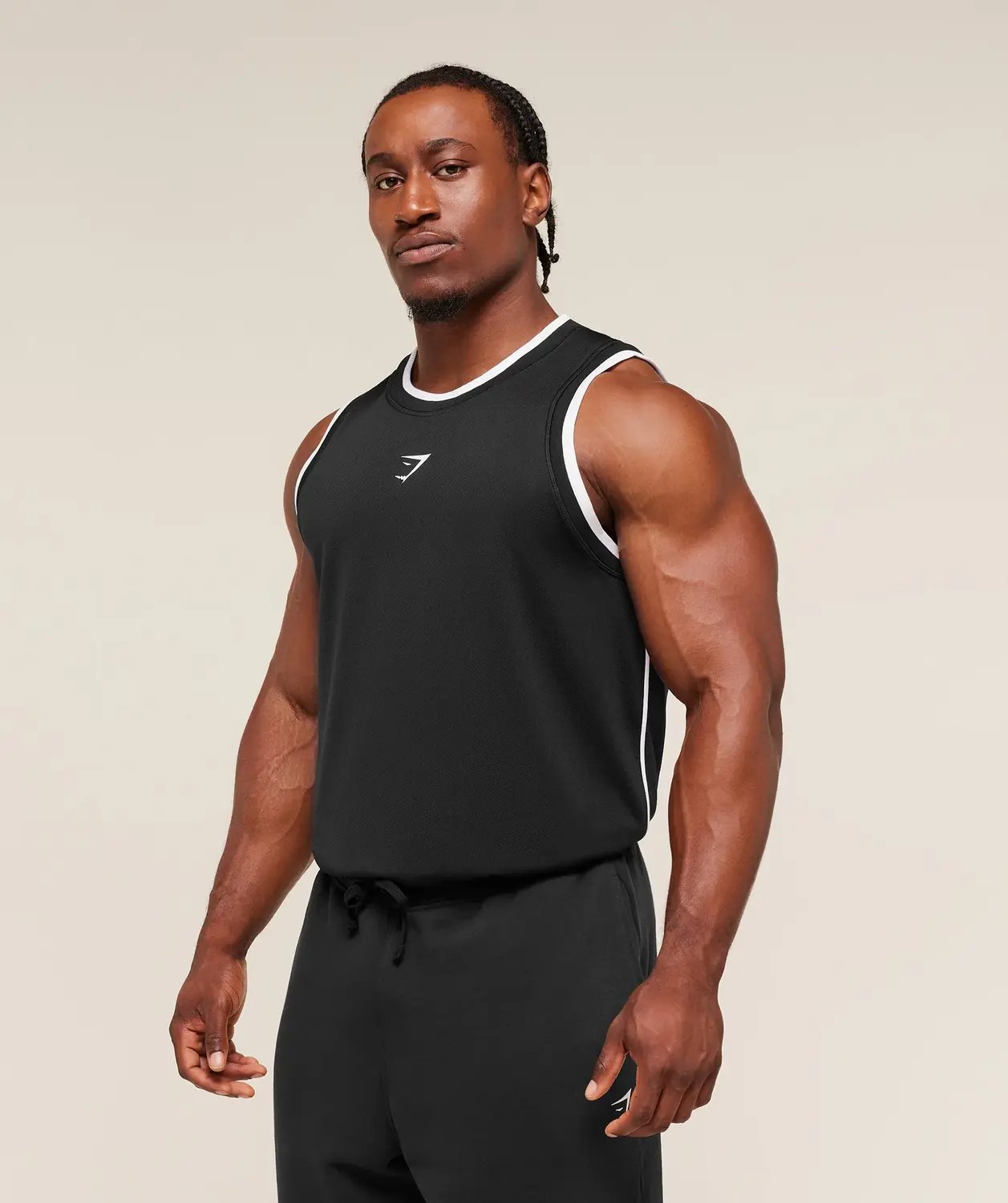 Graphic Basketball Mesh Tank - Image 3