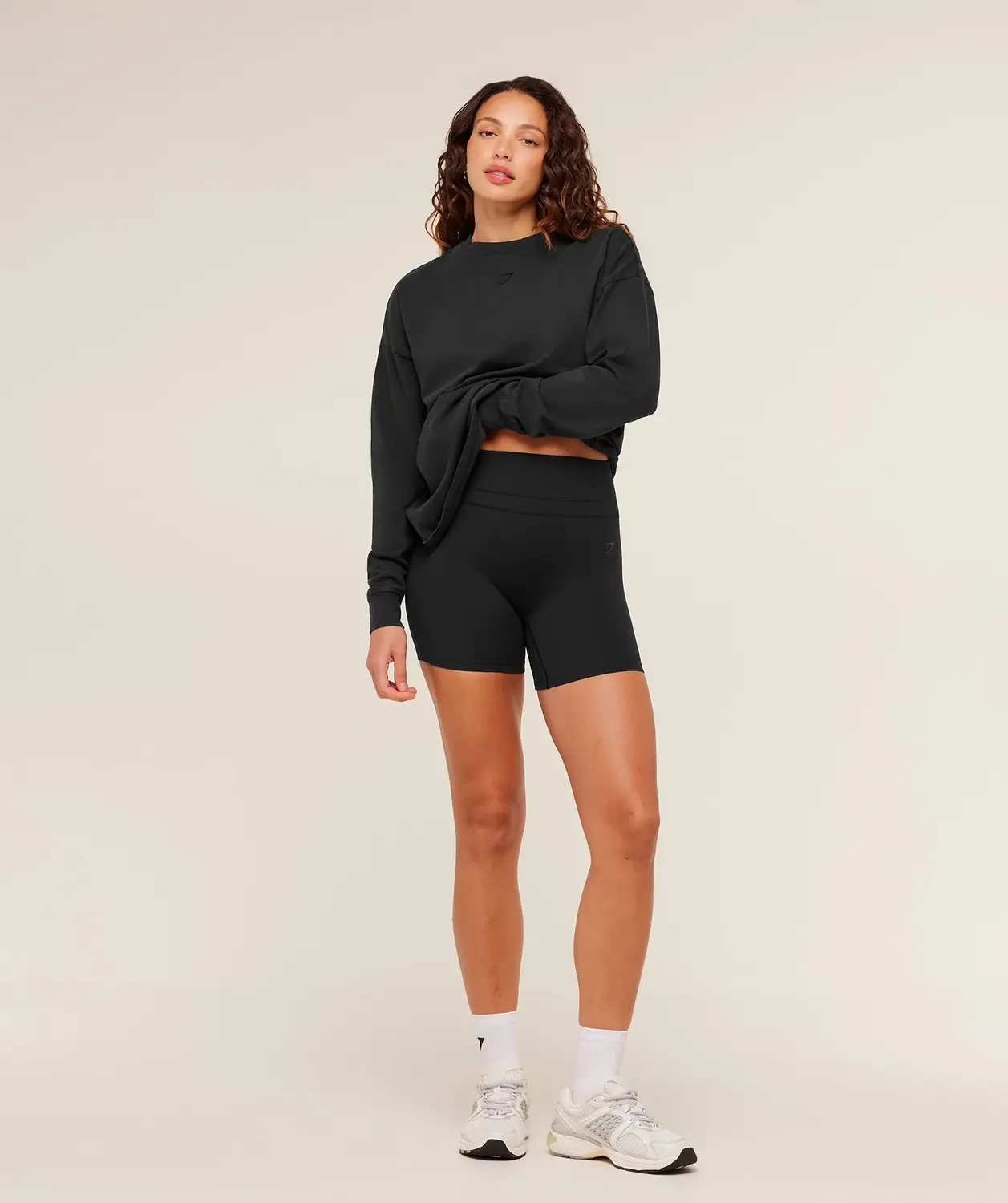 Power Washed Long Sleeve Top Oversized Fit - Image 6