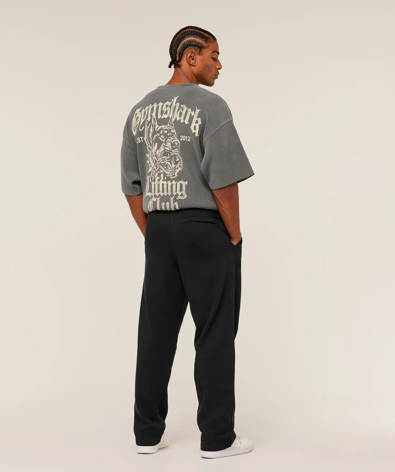 Heavyweight Textured Graphic T-Shirt Extreme Oversized Fit - Image 4