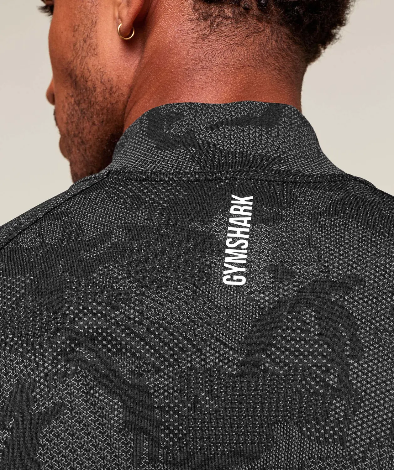 Geo Seamless 1/4 Zip Slim Fit - Image 4