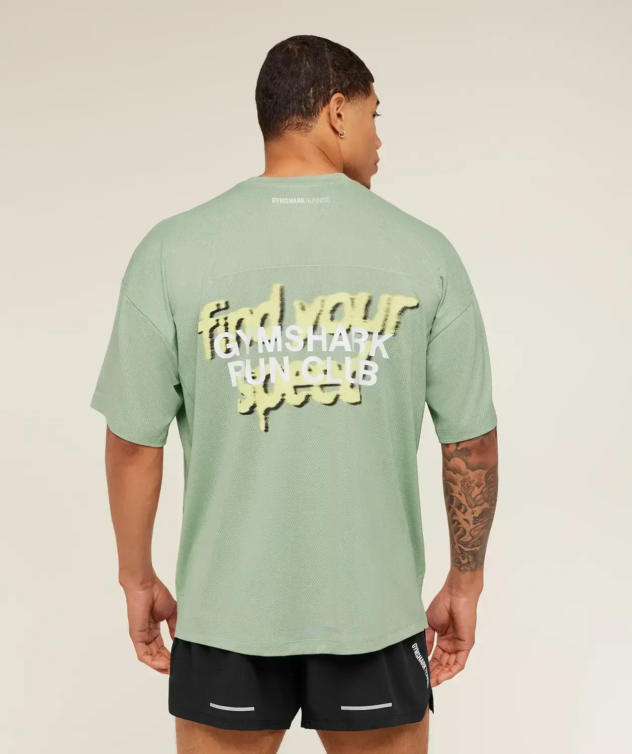 Running Graphic T-Shirt Oversized Fit - Image 4