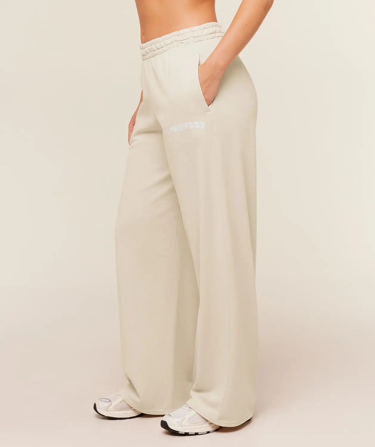 Chainstitch Graphic Wide Leg Joggers Oversized Fit - Image 3