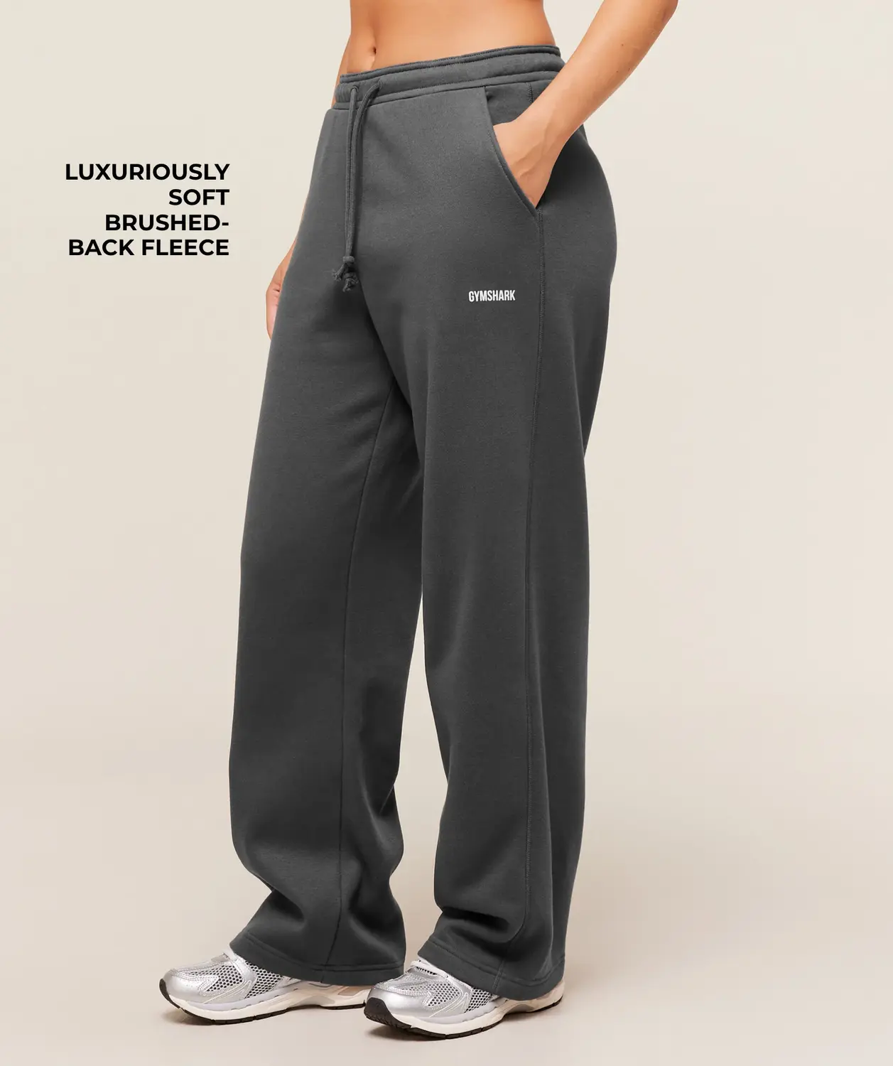 Cosy Luxe Straight Leg Regular Joggers Oversized Fit - Image 2