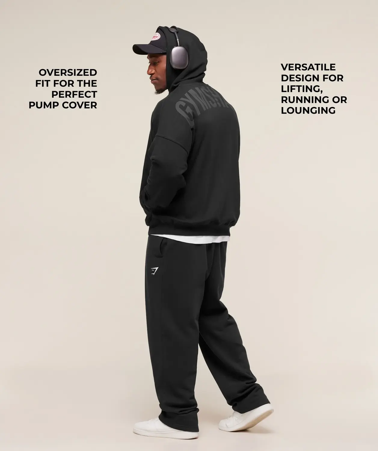 Power Zip Up Hoodie Oversized Fit - Image 2