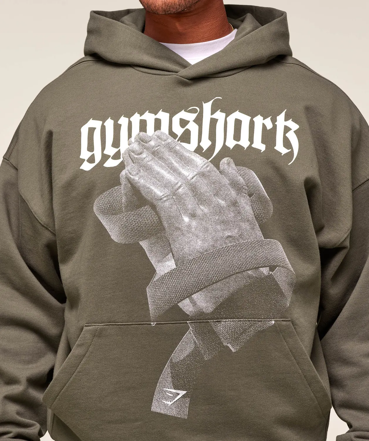 Prayer Hands Hoodie Extreme Oversized Fit - Image 5
