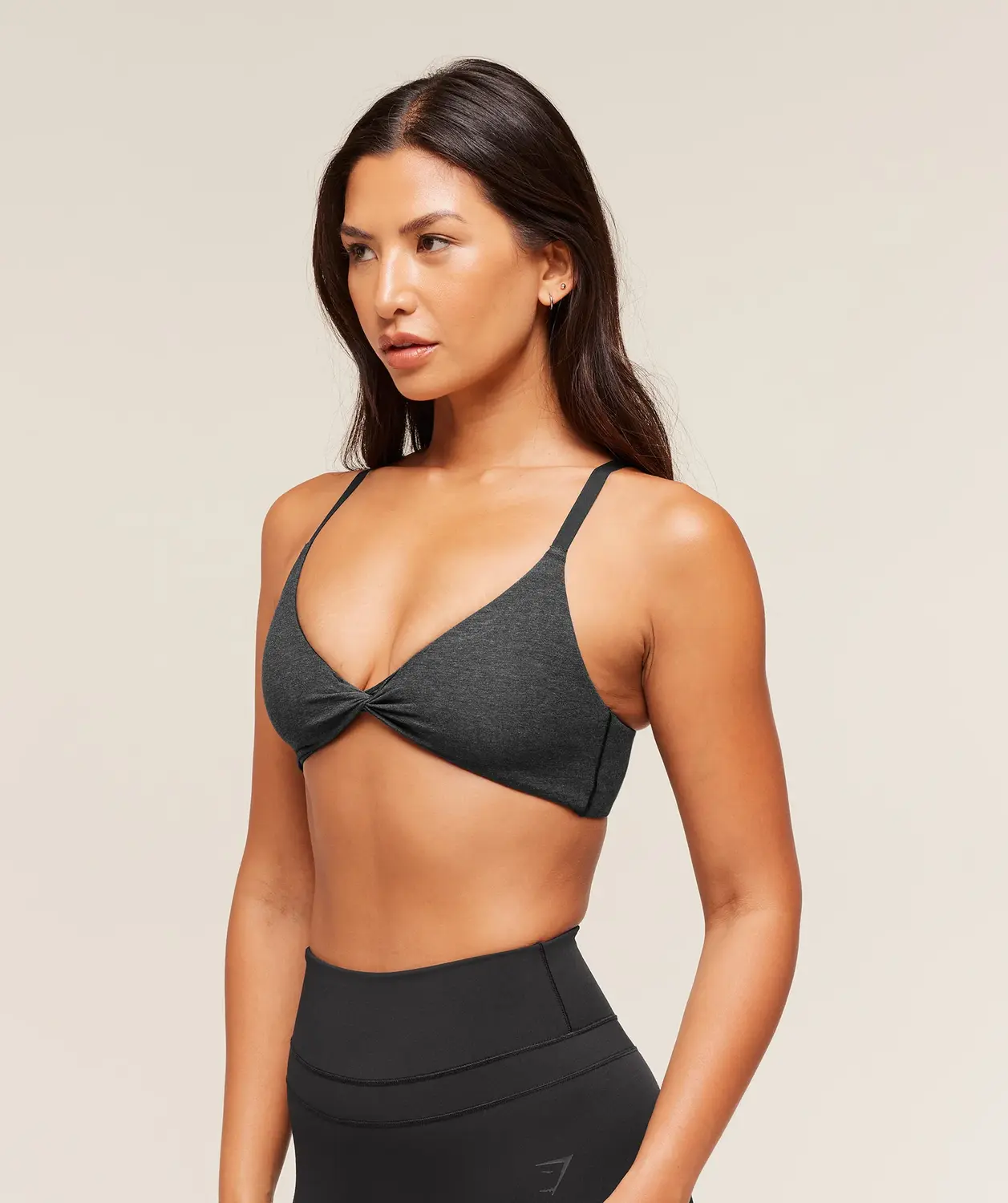 Cotton Twist Front Bralette Light Support - Image 3
