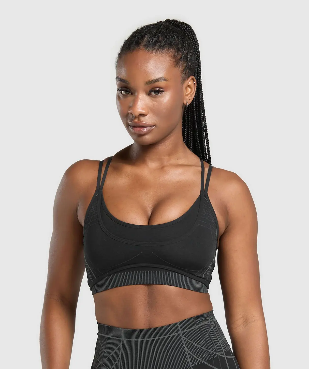 Apex Seamless Strappy Sports Bra Light Support
