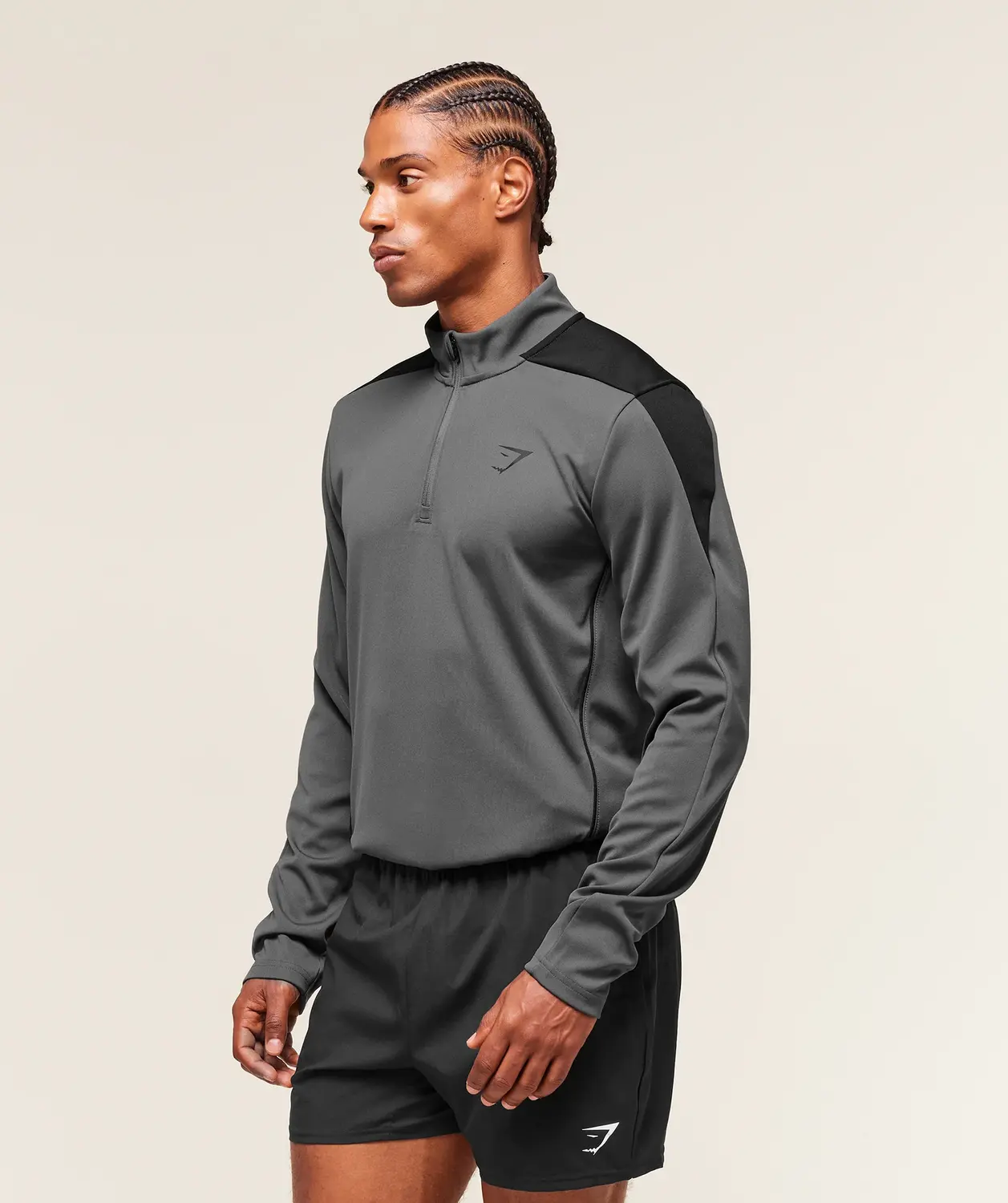 Arrival Block 1/4 Zip Slim Fit - Image 3