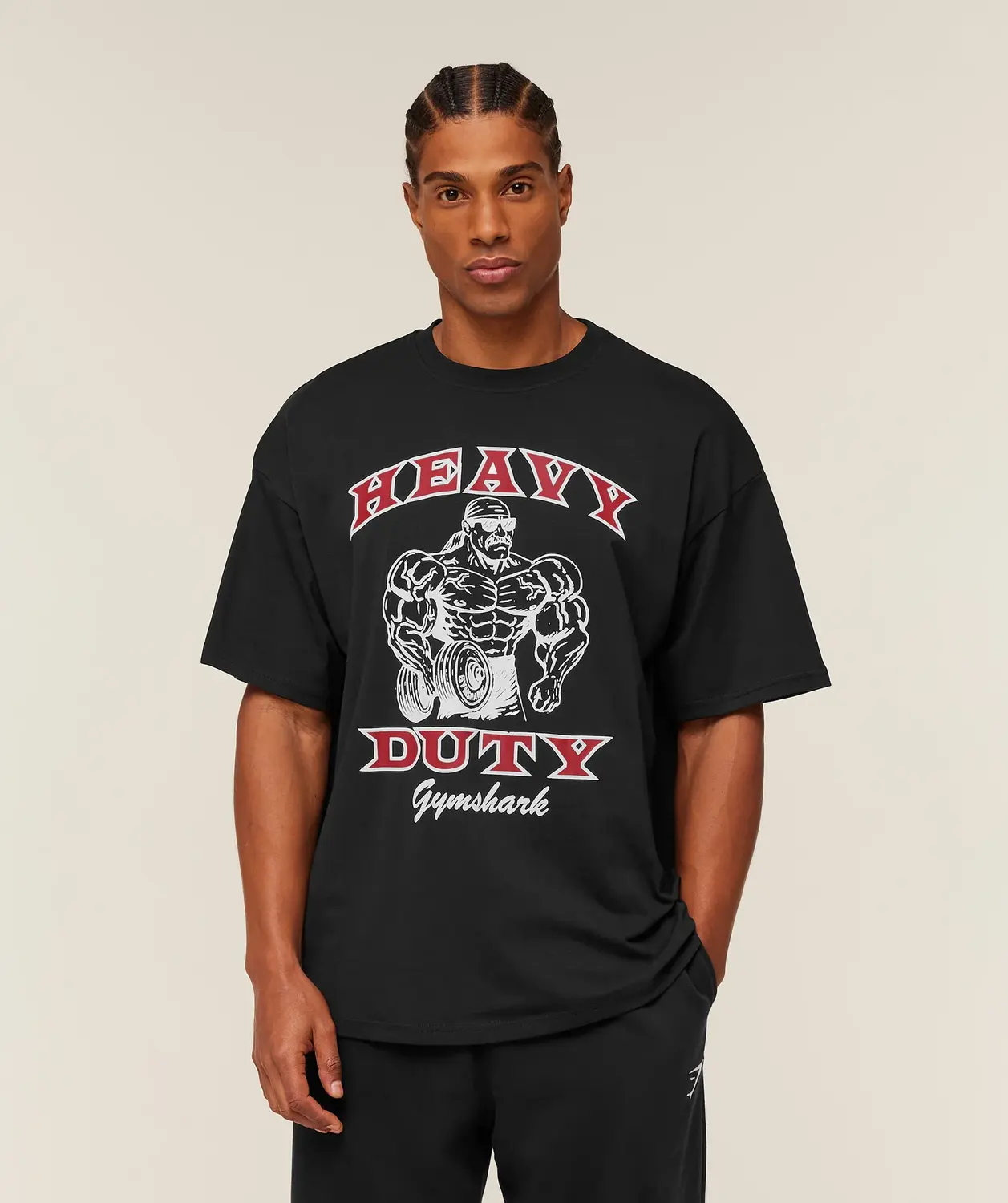 Heavy Duty Bro Graphic T-Shirt Oversized Fit - Image 3