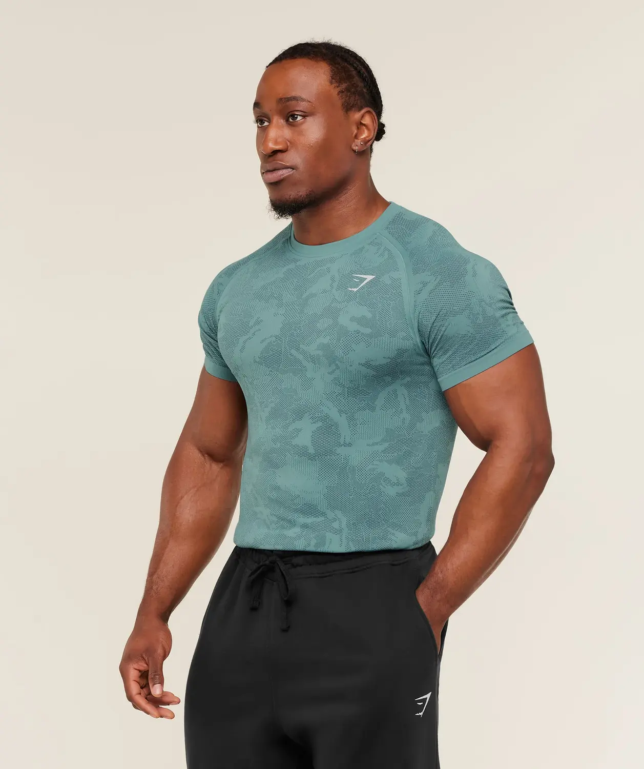 Geo Seamless T-Shirt Slim Fit - Image 3