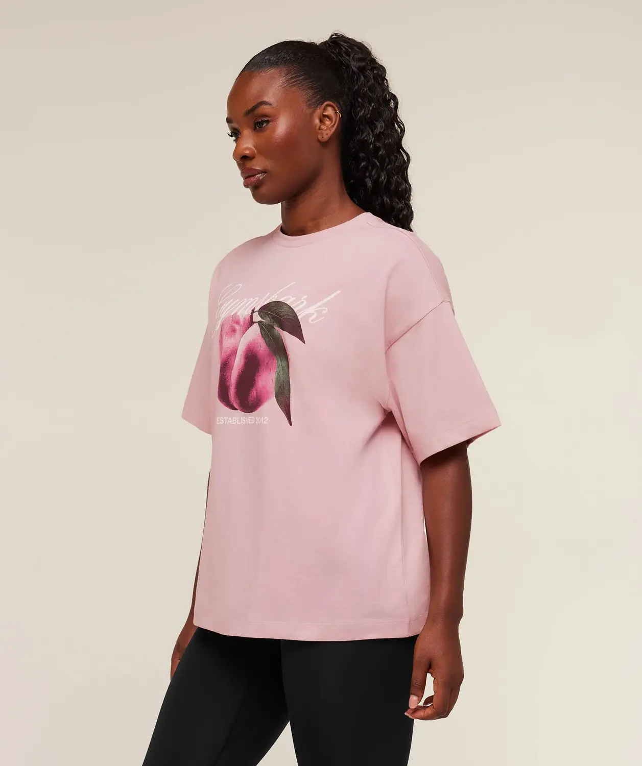 Juicy Peach Short Sleeve T-Shirt Oversized Fit - Image 3