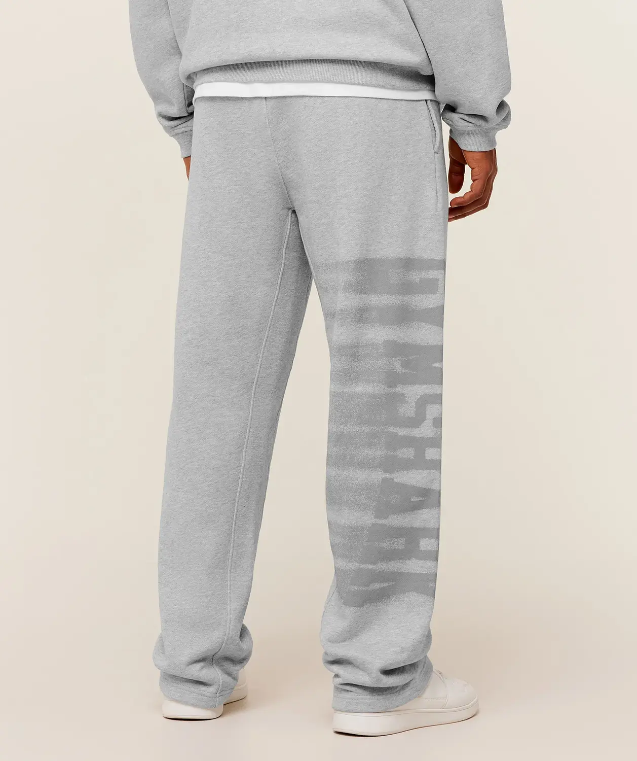 Fade Graphic Straight Leg Pants Oversized Fit - Image 2