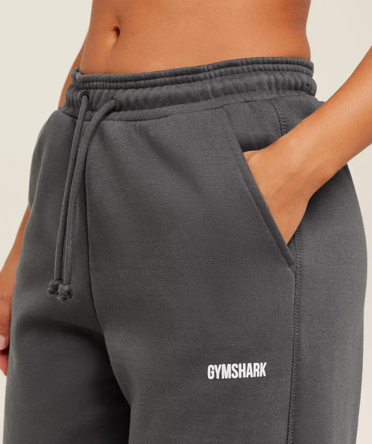 Cosy Luxe Straight Leg Short Joggers Oversized Fit - Image 5
