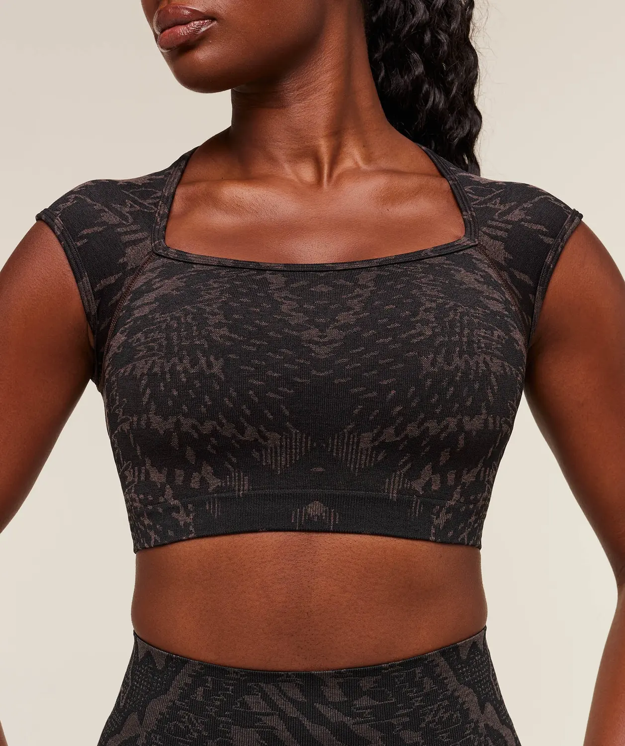 Adapt Houndstooth Midi Top - Image 5