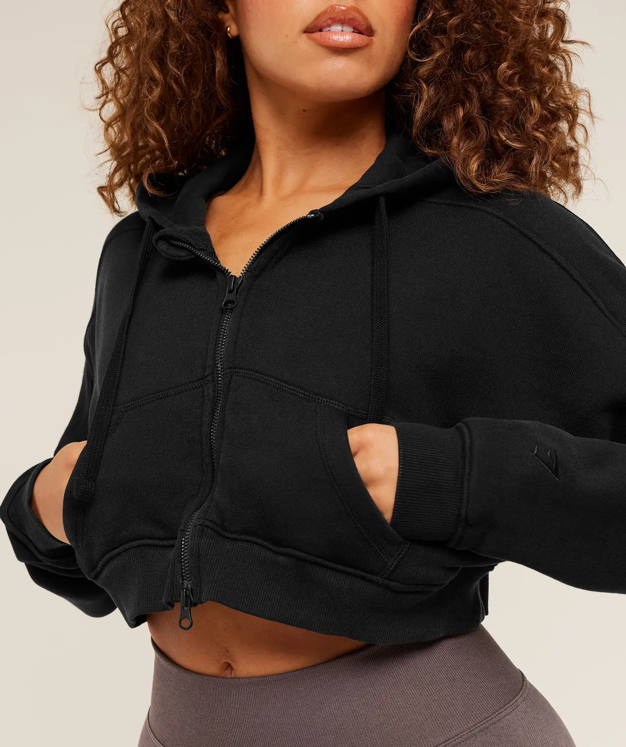 Pump Zip Through Hoodie Oversized Fit - Image 5