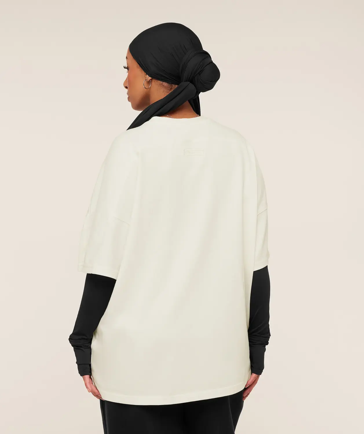 Pump Cover Structured Fleece Top Oversized Fit - Image 2