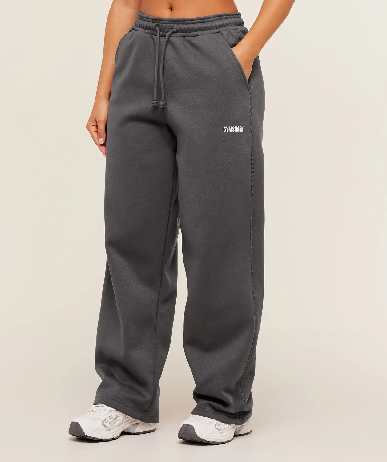 Cosy Luxe Straight Leg Short Joggers Oversized Fit - Image 3