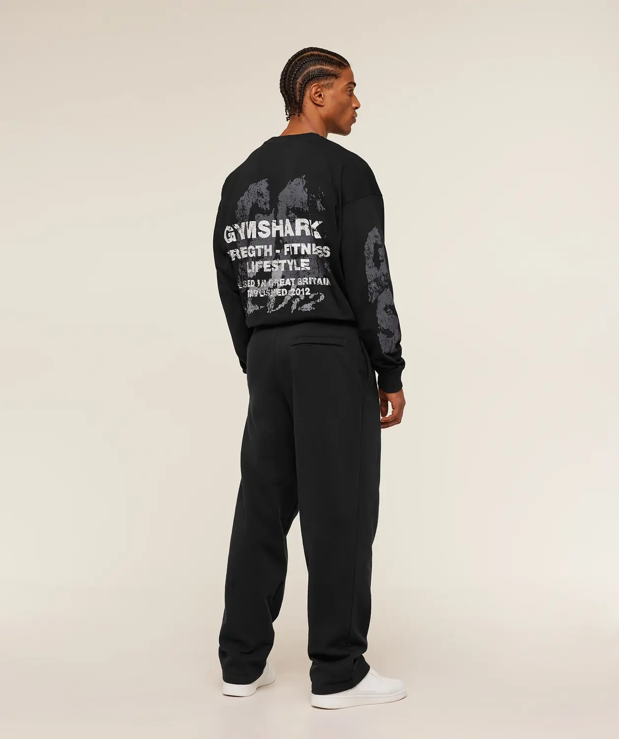 Strength Fitness & Lifestyle Long Sleeve T-Shirt Oversized Fit - Image 4
