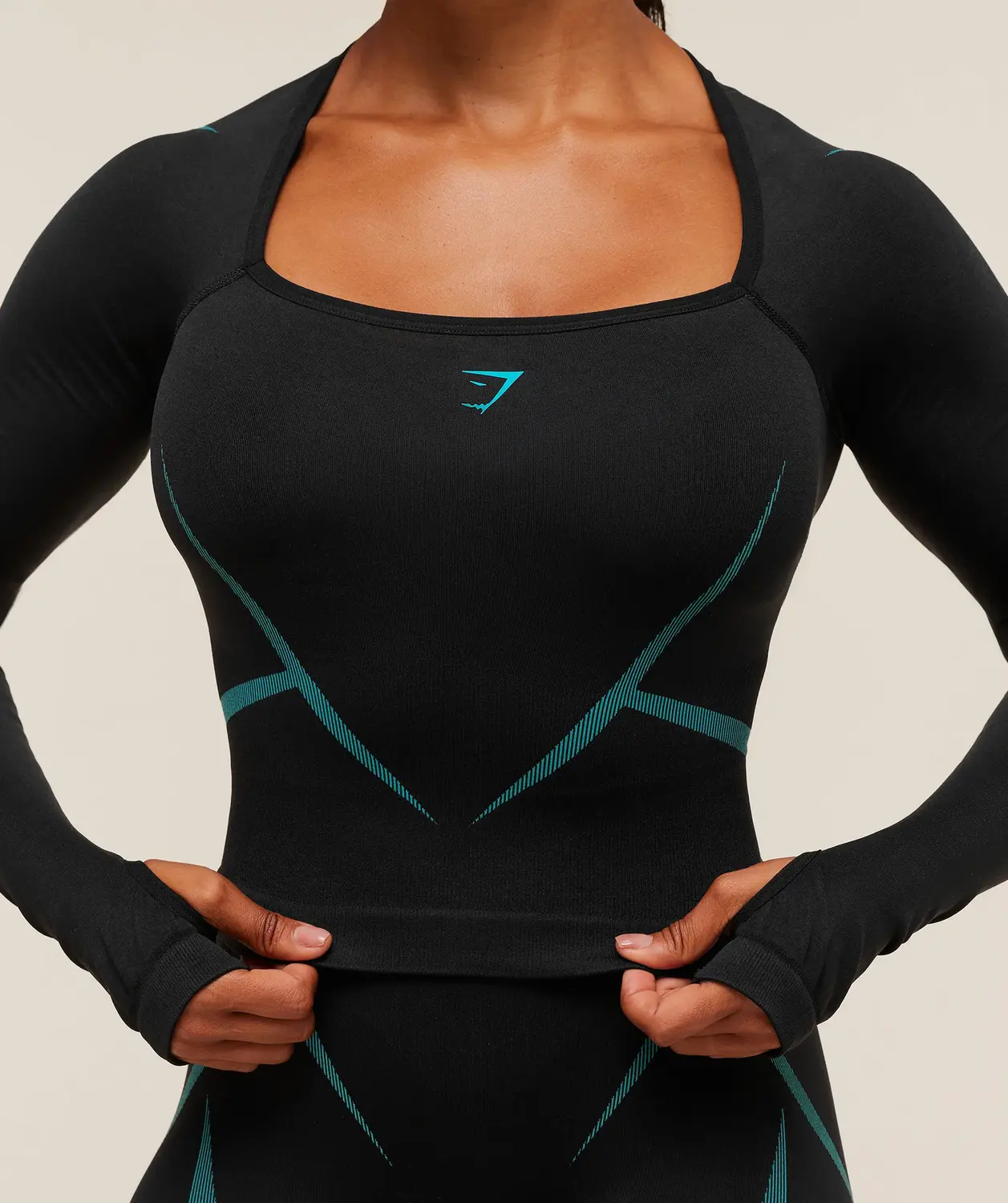 Apex Lift Seamless Long Sleeve Crop Top - Image 6