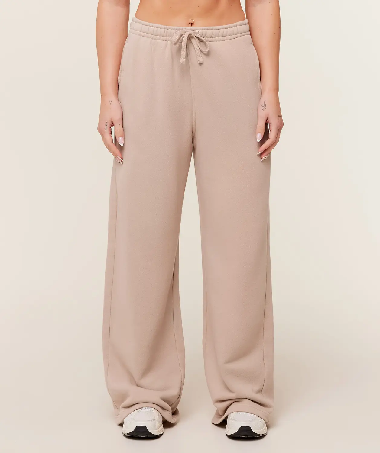 Pump Straight Leg Pants Oversized Fit