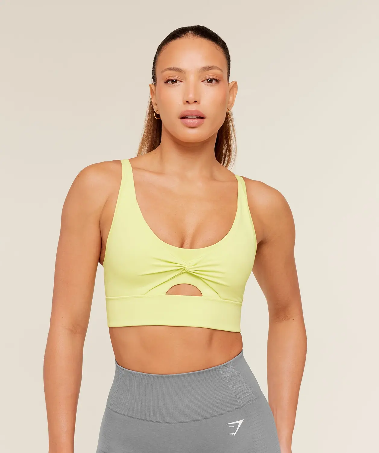 Twist Front Sports Bra Medium Support