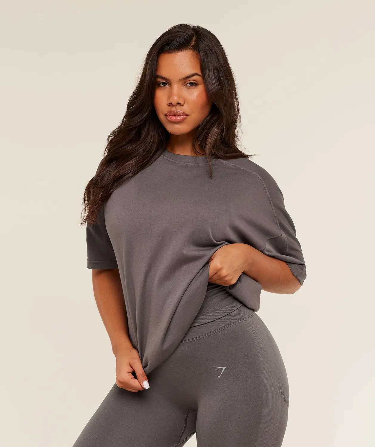Pump Cover Structured Fleece Top Oversized Fit