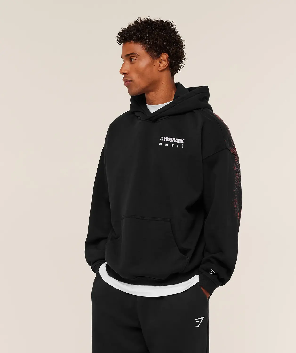 Numerals Hoodie Oversized Fit - Image 3
