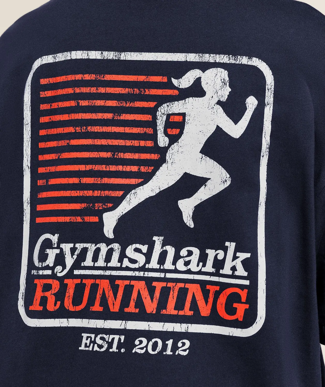 Run Club Graphic Short Sleeve T-Shirt Oversized Fit - Image 4