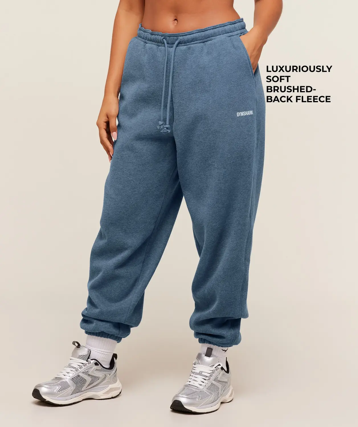 Cosy Luxe Cuffed Joggers Oversized Fit - Image 2