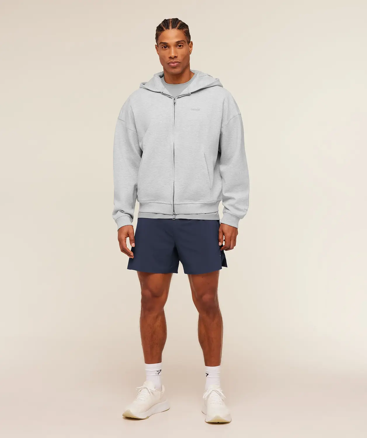 Evolve Lightweight Zip Through Hoodie Oversized Fit - Image 5