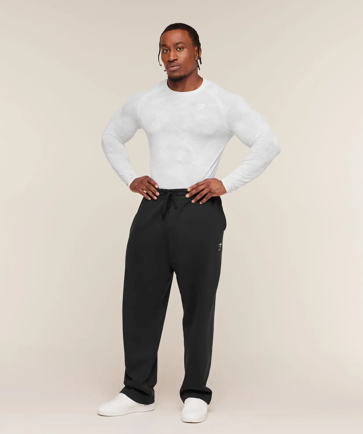 Geo Seamless Long Sleeve T-Shirt Slim Fit - Image 4