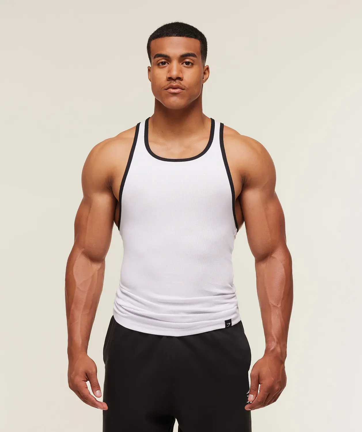 Ribbed Tank 1Pk Muscle Fit