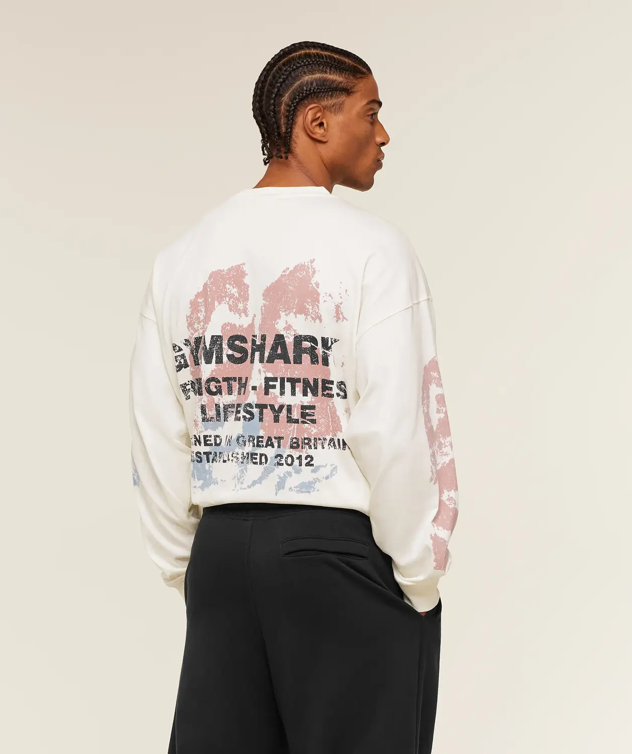 Strength Fitness & Lifestyle Long Sleeve T-Shirt Oversized Fit - Image 5