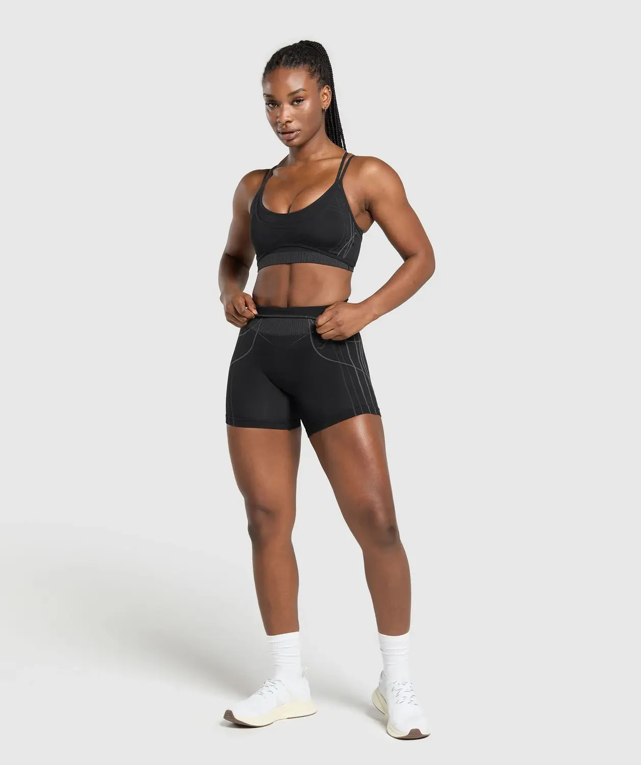 Apex Seamless Strappy Sports Bra Light Support - Image 3