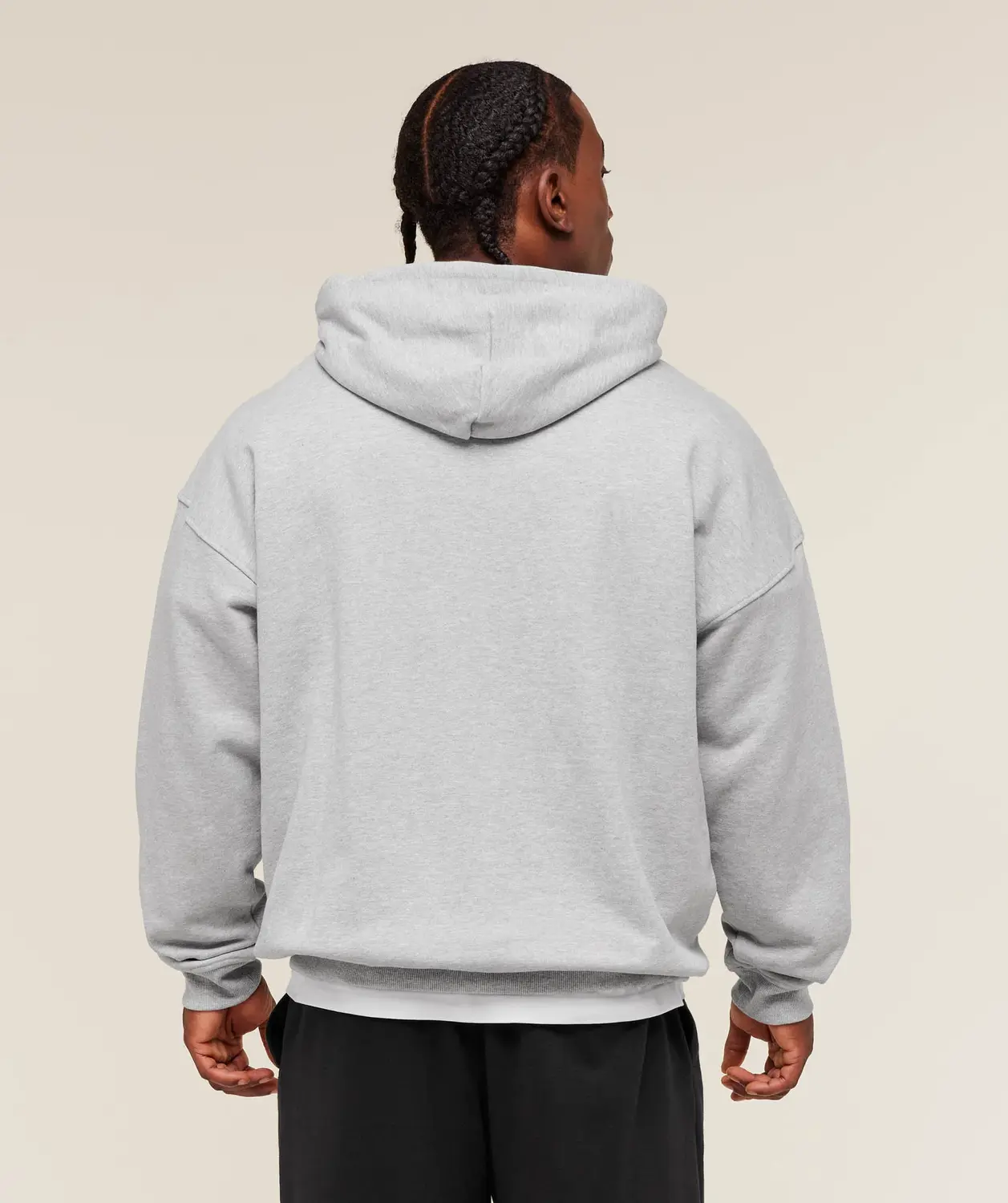 Fade Graphic Zip Up Hoodie Extreme Oversized Fit - Image 2