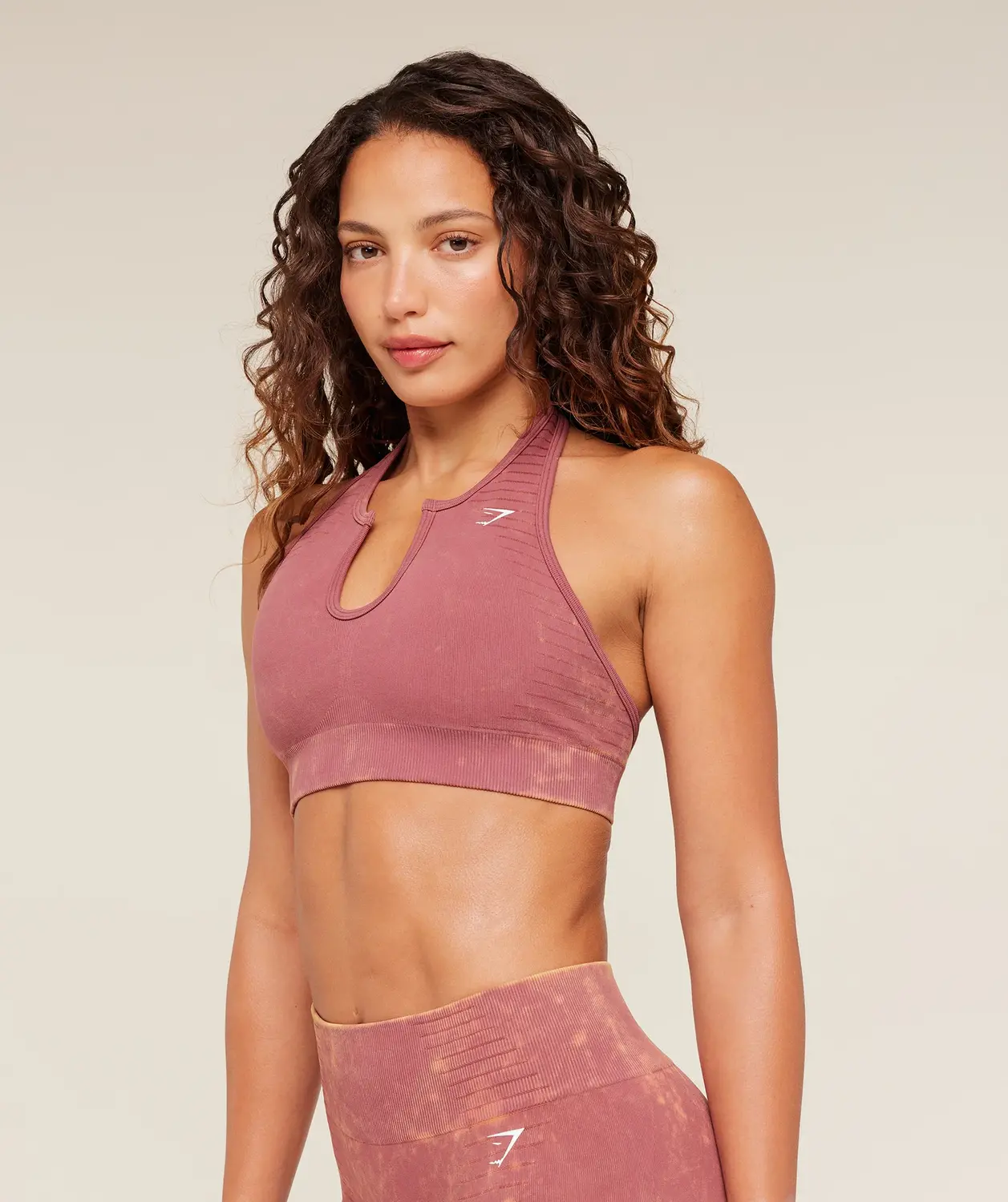 Steel Seamless Halter Neck Bra Light Support - Image 3