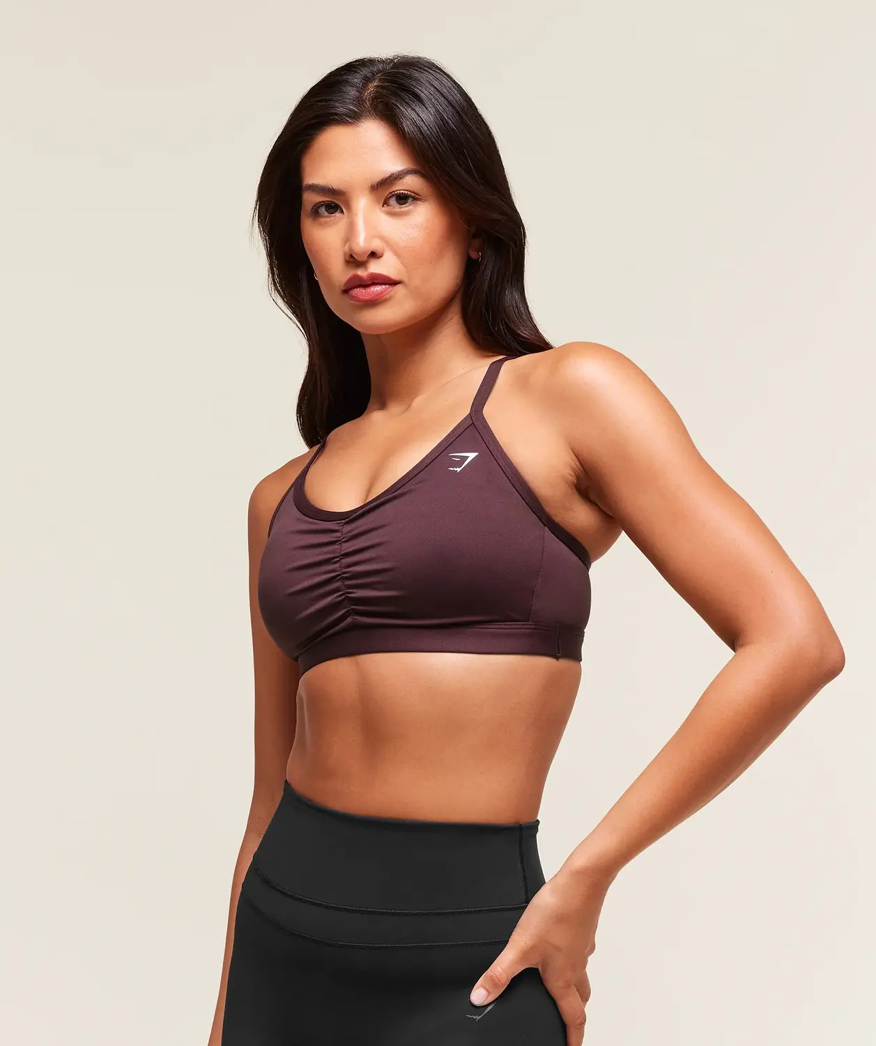 Ruched Sports Bra Medium Support - Image 3