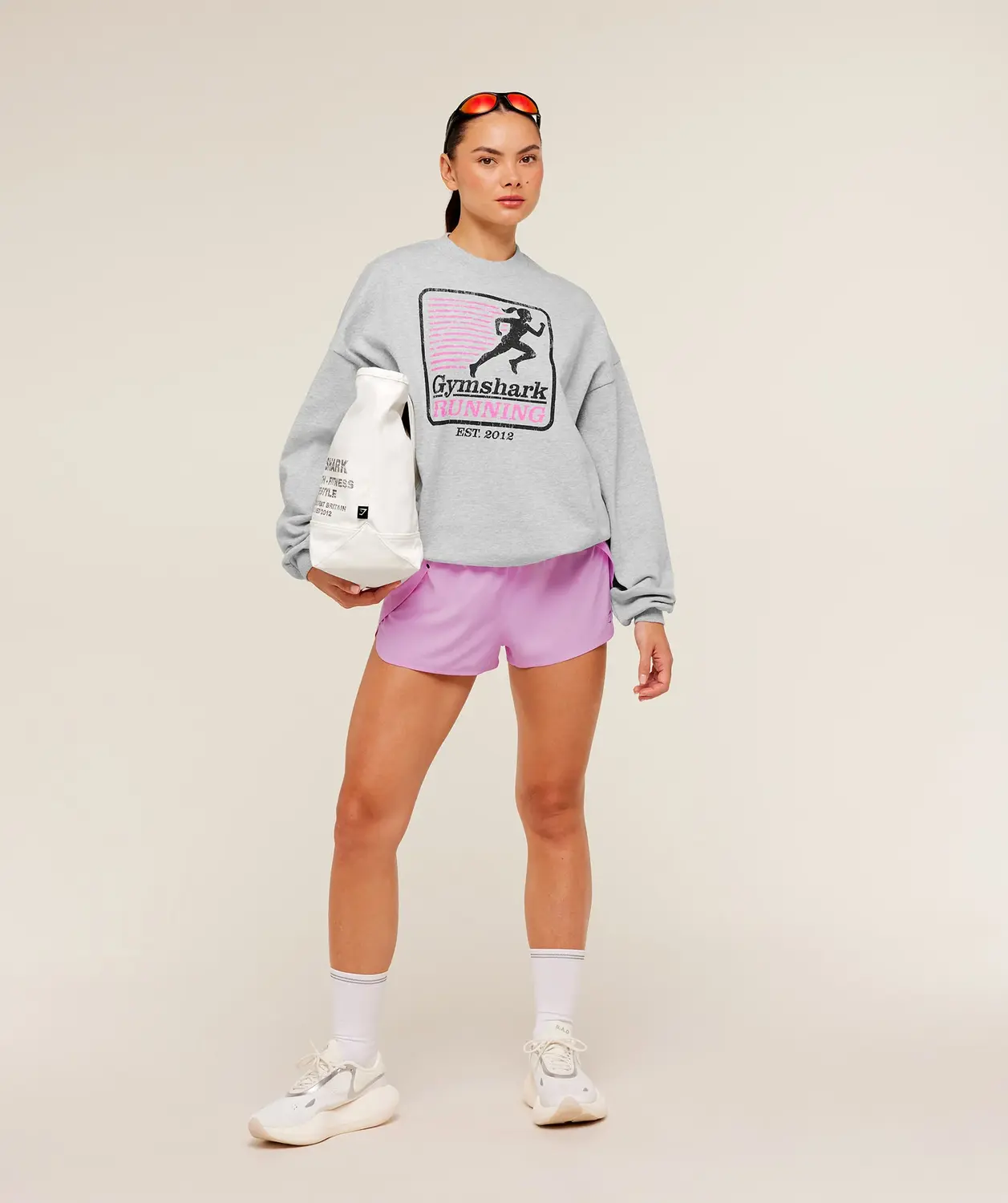 Run Club Graphic Sweatshirt Oversized Fit - Image 4