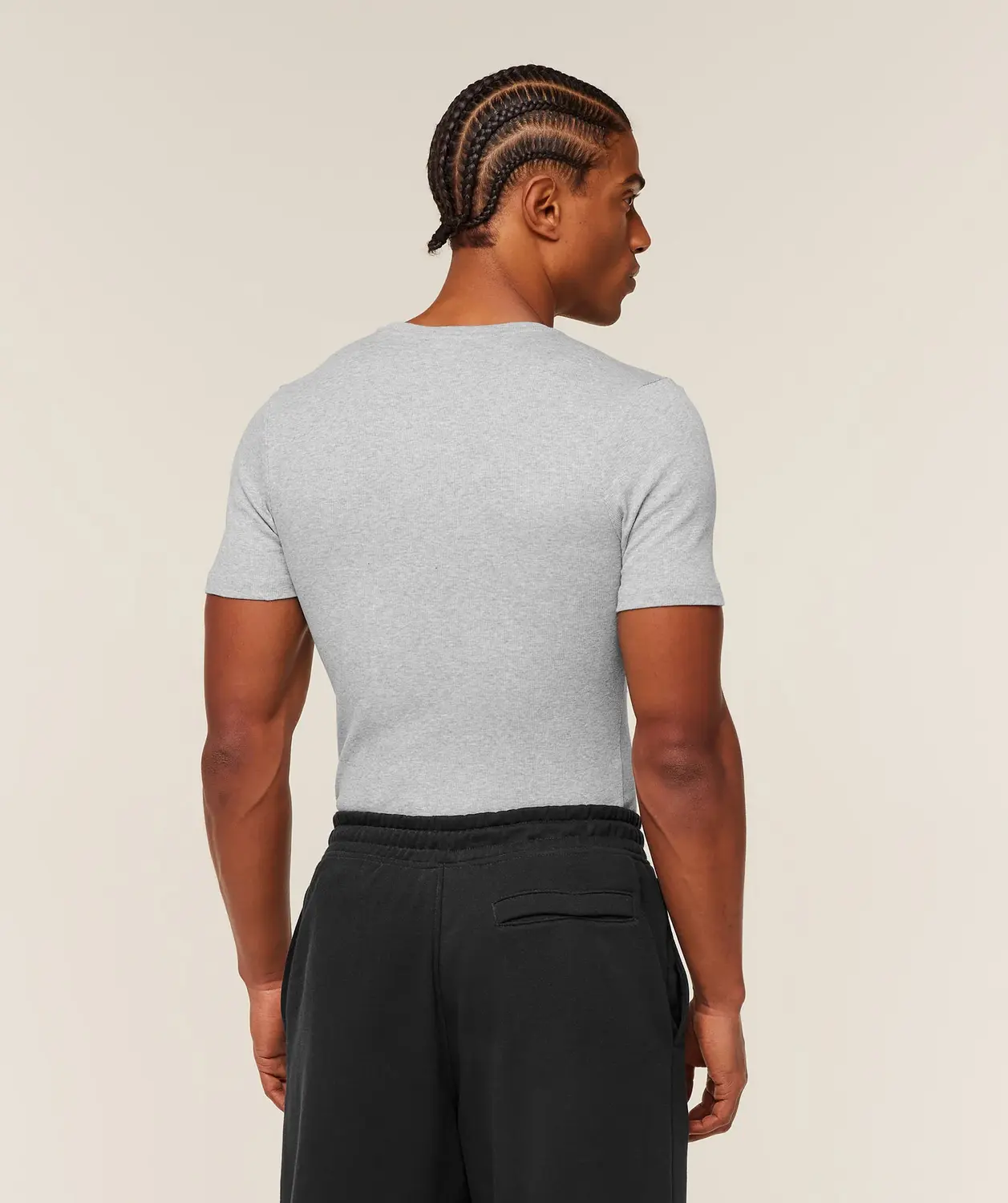 Ribbed T-Shirt Muscle Fit - Image 2