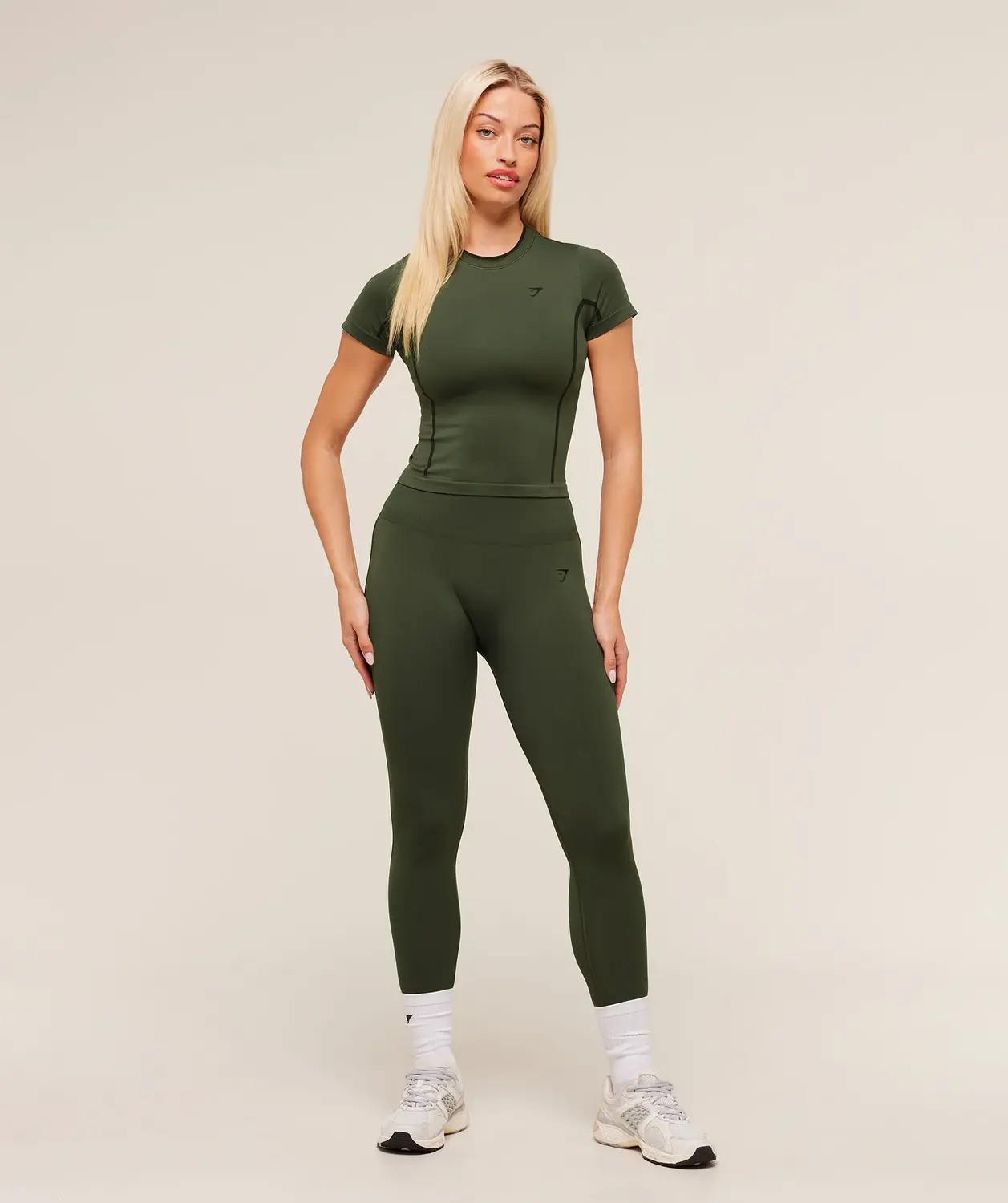 Everyday Seamless Contrast Leggings Regular - Image 4
