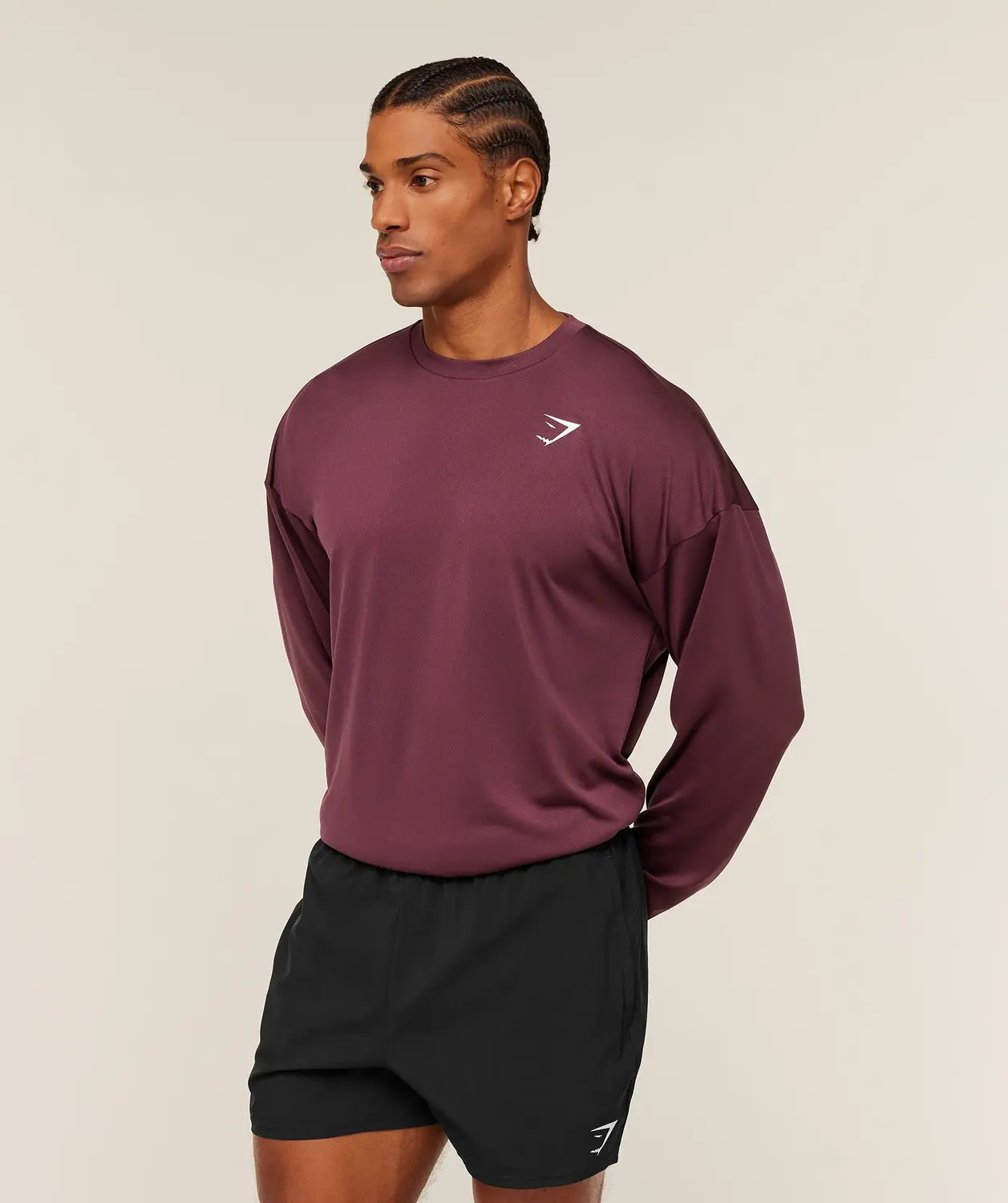 Arrival Oversized Long Sleeve T-Shirt Oversized Fit - Image 3