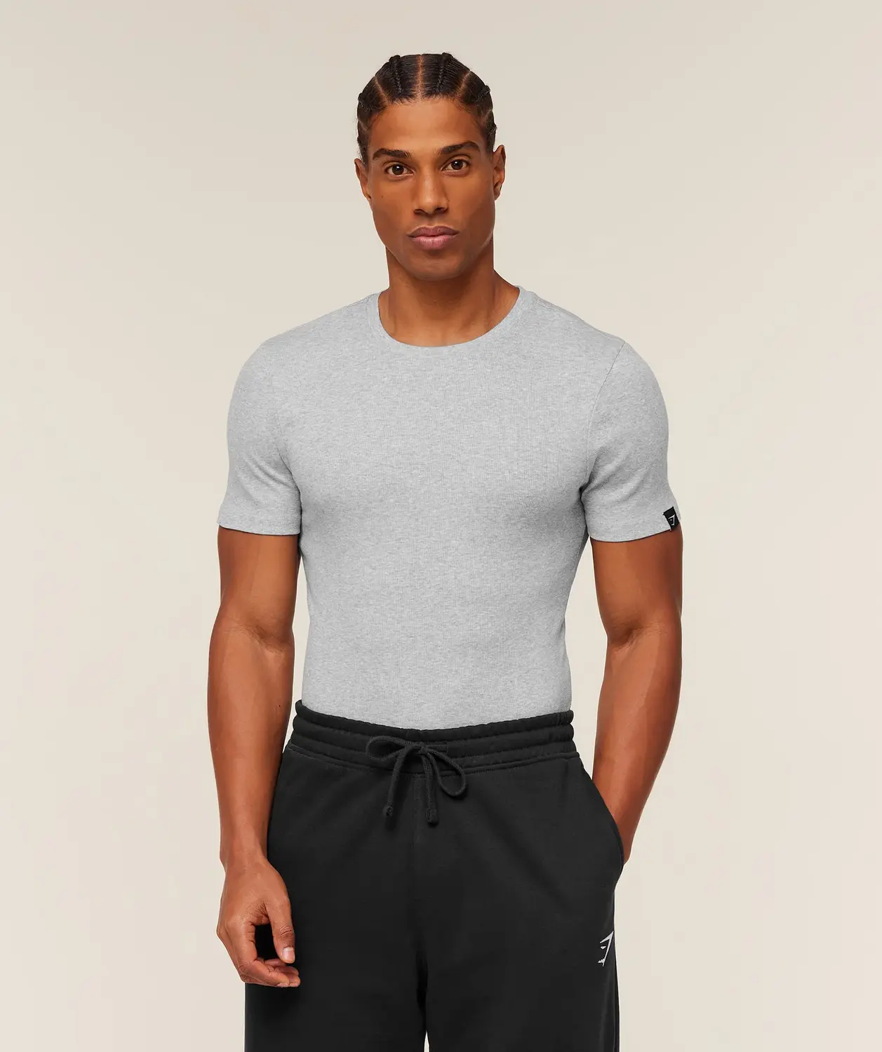 Ribbed T-Shirt Muscle Fit