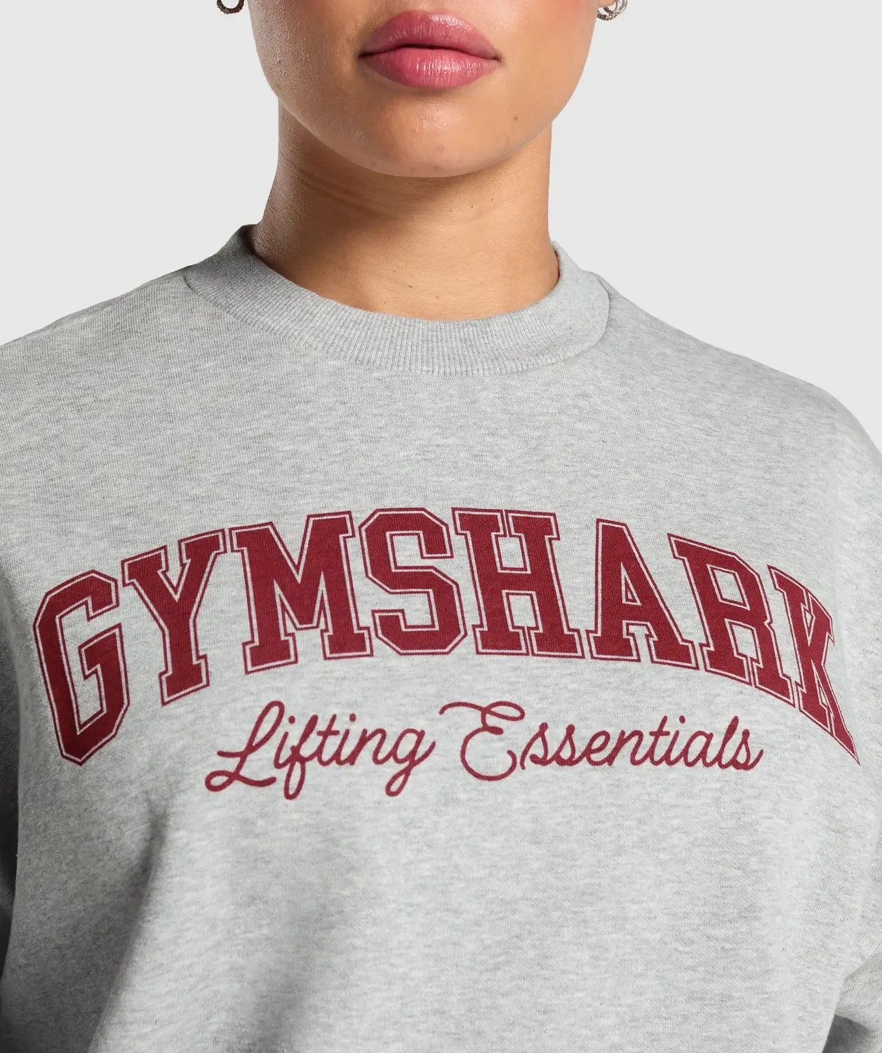 Lifting Essentials Graphic Brushed Oversized Sweatshirt Oversized Fit - Image 5