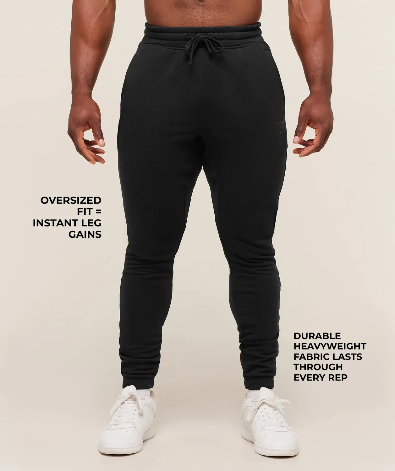 Power Wordmark Joggers Oversized Fit - Image 2