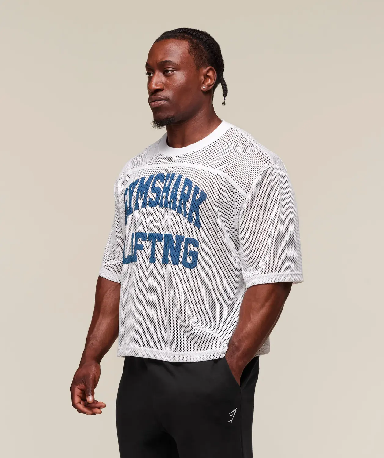Mesh Oversized T-Shirt Oversized Fit - Image 3